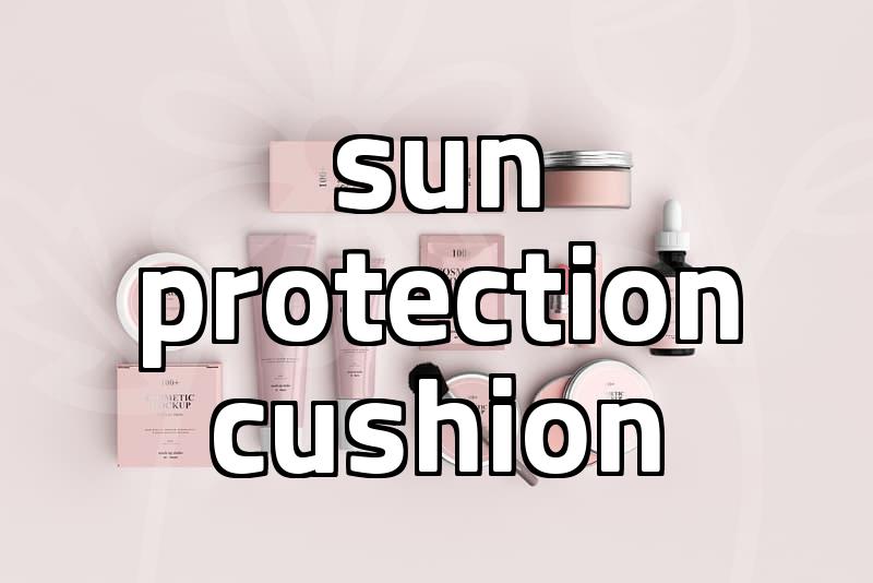 Sun cream compact features and application methods