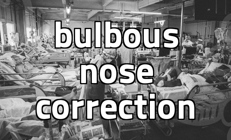 Bulbous nose reshaping cost and anatomical factors