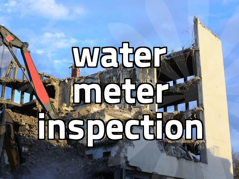 Watching the water meter spin for twenty minutes